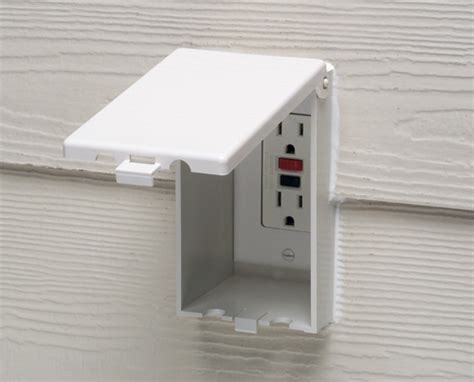 electrical box for stucco|stucco siding outlet box.